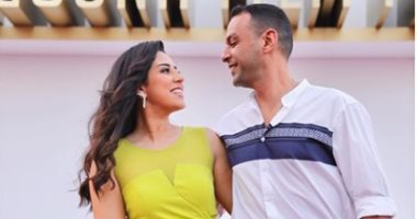 أيتن عامر تتغزل فى زوجها من مهرجان الجونة: محظوظة بوجوده .. صورة 