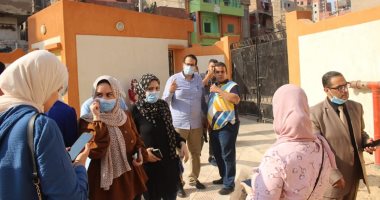 وكيل تعليم الغربية يتابع جاهزية مدرسة الأمل للصم وضعاف السمع لاستقبال الطلاب