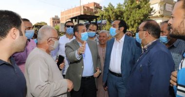محافظ المنوفية يعلن رصف عدد من الشوارع ضمن الخطة الاستثمارية 2021 .. صور