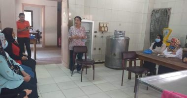 زراعة بنى سويف تدرب السيدات الريفيات على مراحل تصنيع منتجات الألبان ..صور