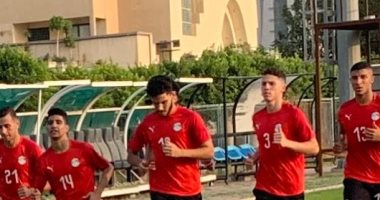 إبراهيم عادل يشارك فى تدريبات منتخب الشباب 2001