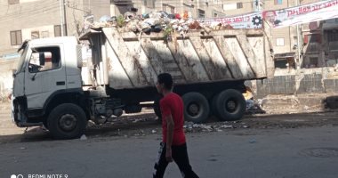 حملات نظافة مستمرة لرفع تراكمات القمامة بمنطقتى سيجر والعجيزى فى طنطا