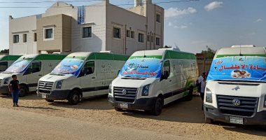 توقيع الكشف الطبي على 1328 مواطنا خلال قافلة بقرية الاقدام بالمنيا