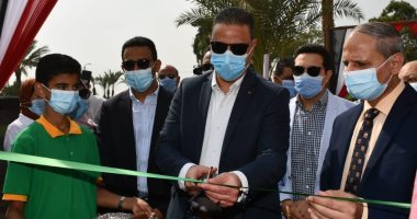 محافظ الفيوم يفتتح مدرسة أبو سعاد الإعدادية بمنشاة سنورس بعد تطويرها ..صور