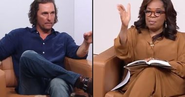 ماثيو ماكونهى يسترجع ذكريات أول مرة شاهد زوجته قبل 14 عاما مع أوبرا وينفرى
