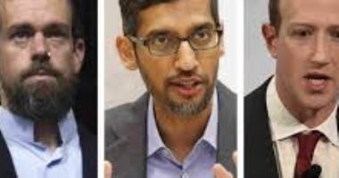 الشيوخ يستجوب قادة شركات التكنولوجيا.. سيناتور لرئيس تويتر: من نصبك مسئولا عما يتابعه الشعب.. زوكربيرج يدافع عن فيس بوك: نتعاون فى مكافحة الإرهاب وعطلنا 100 شبكة مضللة.. وتهم الانحياز لـ"بايدن" تلاحق الجميع