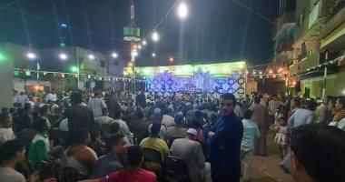 قرية الرزيقات فى الأقصر تحتفل بالمولد النبوى بليلة قرآنية وذكر فى حب الرسول