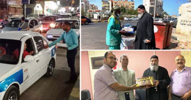 فرحة المولد النبوى تجمع المسلمين والأقباط.. مسيحيون يوزعون الحلوى بالطرقات بالزقازيق وبنى سويف والأقصر احتفالا بذكرى مولد رسول الإنسانية..وراعى الكنيسة الكاثوليكية بالغردقة: ذكرى عطرة تحمل المحبة والرحمة.. صور 