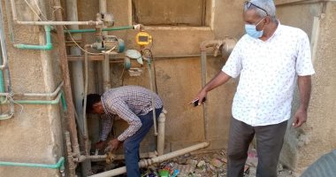 حملة لمياه الشرب بأسوان لتحصيل المتأخرات وضبط وصلات المياه الخلسة بإدفو