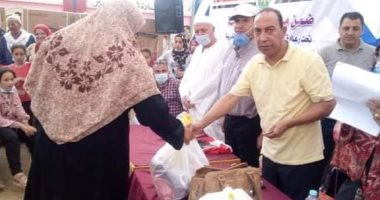 "تضامن الغربية" تنظم قافلة مساعدات لعدد 200 أسرة و 5 عرائس .. صور