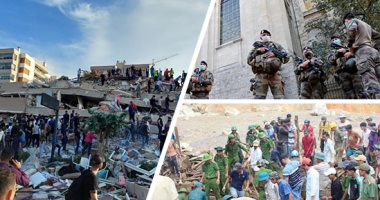 صور العالم هذا المساء.. تسونامي يضرب تركيا بعد زلزال أزمير والضحايا ترتفع لـ431 شخصا..فرنسا تنشر قوات الجيش بمحيط كاتدرائية نوتردام فى نيس..إعصار مولاف يدمر 1.2 مليون منزل بفيتنام..وقتلى بانهيار أرضي بالسلفادور