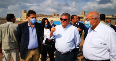 وزير قطاع الأعمال العام يتفقد أعمال إنشاء أكبر مصنع غزل فى العالم