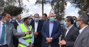 وزير الزراعة يتفقد مشروع محطة البيض بمدينة طنطا.. صور