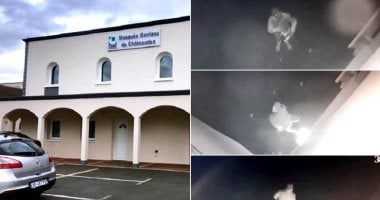مجهول يحاول حرق مسجد فى فرنسا والشرطة تراجع كاميرات المراقبة.. فيديو وصور