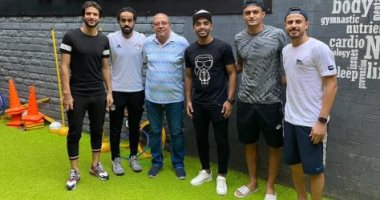 انتظام حازم إمام ومحمود علاء في مران الزمالك استعدادًا للرجاء