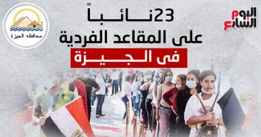 23 نائبا على المقاعد الفردية فى الجيزة بمجلس النواب 2020.. إنفوجراف