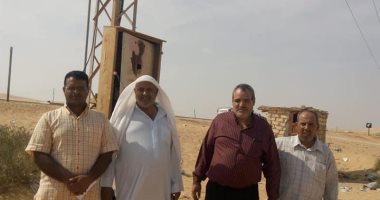 ربط قرية الجدى بخط إنارة منخفض بوسط سيناء