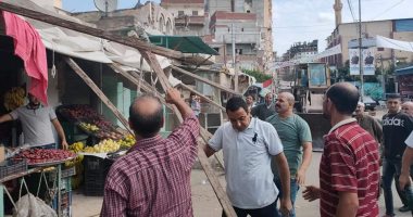 حملات مكبرة لإزالة الإشغالات بالشرقية.. ورفع 495 حالة إشغال وغلق مقهى بالبحيرة