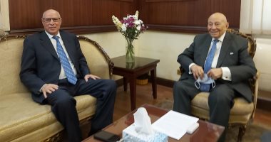 محمد فايق يستقبل رئيس بعثة جامعة الدول العربية لمتابعة انتخابات مجلس النواب