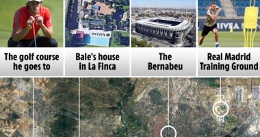 10 صور تكشف حياة بيل الملياردير فى مدريد قبل محطة توتنهام .. صور