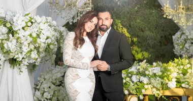 أول صور من عقد قران الفنانة درة والمهندس هانى سعد فى الجونة