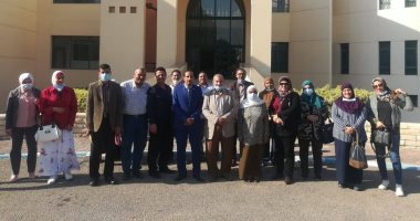 جامعة بنها تنظم زيارة للمعامل المركزية للرصد البيئى بالقناطر الخيرية .. صور