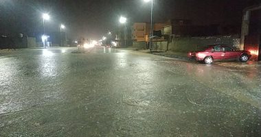 هطول أمطار متوسطة على مطروح والساحل الشمالى.. صور