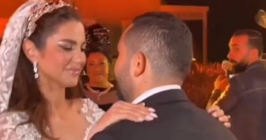 فيديو جديد من حفل زفاف الفنانة درة