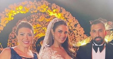 نجوم الفن والمجتمع فى حفل زفاف درة وهانى سعد