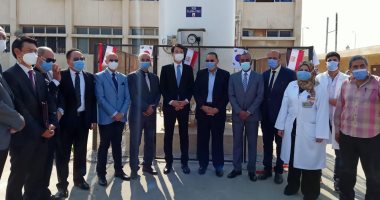 محافظ الشرقية وسفير كوريا الجنوبية يدشنان وحدة الأشعة المقطعية وخزان الأكسجين