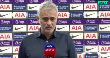 مورينيو: لا توجد مباراة سهلة فى الدوري الإنجليزي.. وبيل لاعب مذهل 
