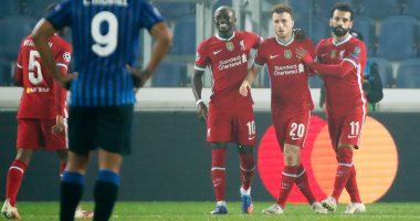 محمد صلاح يسجل فى خماسية ليفربول ضد أتالانتا بدورى أبطال أوروبا.. ألبوم صور