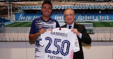ريال مدريد يحتفل بوصول كاسيميرو إلى 250 مباراة مع الملكى: مبروك يا نجم