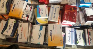 ضبط 2531 عبوة أدوية مهربة داخل 9 صيدليات بالغربية.. صور