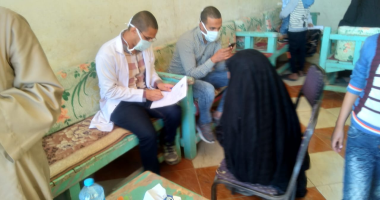 جامعة جنوب الوادى تقدم العلاج لـ395 حالة فى قافلة طبية بقرية السمطا بقنا