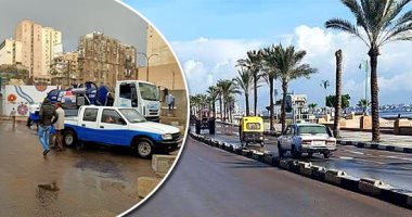 الطقس السيئ يضرب المحافظات.. أمطار متوسطة ورياح شديدة على مدينة زفتى بالغربية وسحب كثيفة فى القليوبية.. أحياء الإسكندرية تكثف أعمال رفع المياه من الكورنيش والشوراع.. وطوارئ فى كفر الشيخ لموجهة الأمطار.. صور