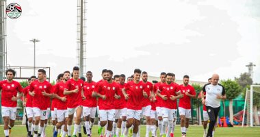  رفع الكفاءة البدنية و تدريبات خاصة للحراس بمران المنتخب الأولمبى.. صور