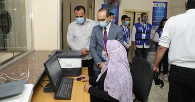 نائب محافظ سوهاج يتفقد إدارة خدمة المواطنين والمركز التكنولوجى بساقلتة