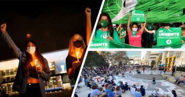 العالم هذا الصباح.. الأمريكيون يتظاهرون تحت شعار "احسب كل صوت" فى الانتخابات الأمريكية.. تظاهرات ضد تجريم عمليات الإجهاض فى الأرجنتين.. ووقفة بالبرازيل لتأبين ضحايا جرائم الاغتصاب والخطف بالبلاد.. صور
