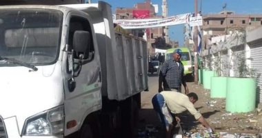 رفع 37 ألف طن مخلفات هدم وتراكمات قمامة خلال أسبوعين بالمنوفية.. صور
