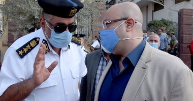 محافظ بنى سويف يتابع الحركة المرورية بميدان المديرية وأعمال تطويره.. صور