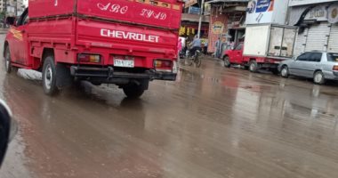 أمطار غزيرة تضرب مدينة طنطا بالغربية.. صور