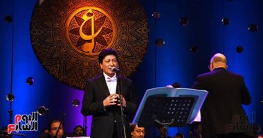 محمد الحلو وجهاد عقل يتألقان فى مهرجان الموسيقى العربية بأوبرا دمنهور.. صور