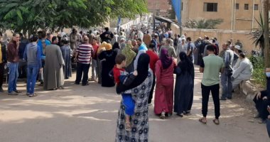 إقبال كبير من أهالى قرية دجوى بالقليوبية للمشاركة بانتخابات النواب.. صور