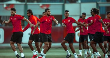 أول ظهور لرامي ربيعة في تدريبات الأهلي بعد العودة من الإصابة.. صور