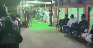 توافد المواطنين على لجنة النصر بالمعادى وأحمد لطفى بمصر القديمة.. فيديو