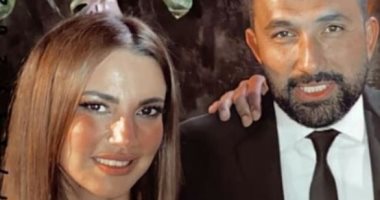 درة و زوجها فى أحدث ظهور لهما بحفل زفاف هنادى مهنا و أحمد خالد صالح
