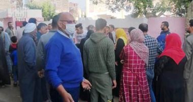 طوابير للناخبين أمام لجان انتخابات النواب بالشرقية وسط إجراءات وقائية.. صور