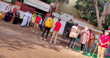 حضور شبابى مكثف فى انتخابات مجلس النواب بلجان منطقة المعادى.. صور