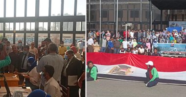 إقبال كبير للناخبين فى ثانى أيام العرس الديمقراطى بالمحافظات.. تطهير المقار الانتخابية ومحيطها قبل التصويت.. توافد الشباب والسيدات وكبار السن على اللجان.. مهرجان بجامعة قناة السويس للمشاركة فى الانتخابات.. صور